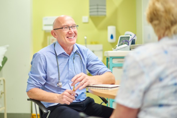 Image of a doctor with patient